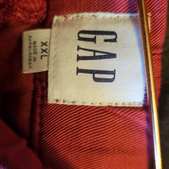 GAP Soft Lightweight Drawstring Pull-On Shorts w/ Pockets -Red Bud- XXL - Picture 2 of 4